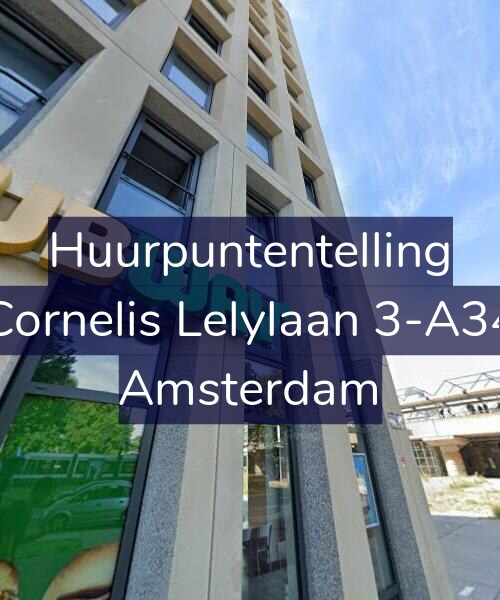 Foto gevel Huurpuntentelling voor Cornelis Lelylaan 3-A34, Amsterdam
