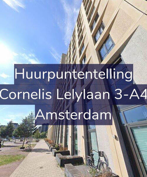 Foto gevel Huurpuntentelling voor Cornelis Lelylaan 3-A4, Amsterdam