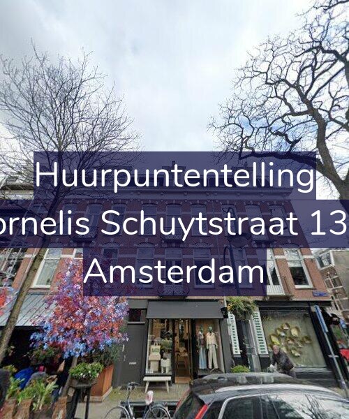 Foto gevel Huurpuntentelling voor Cornelis Schuytstraat 13-2, Amsterdam