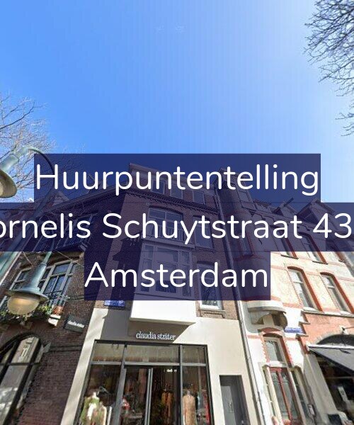 Foto gevel Huurpuntentelling voor Cornelis Schuytstraat 43-2, Amsterdam