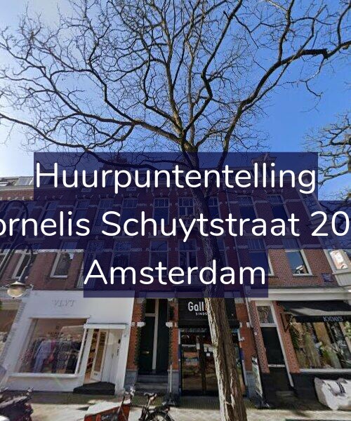 Foto gevel Huurpuntentelling voor Cornelis Schuytstraat 20-1, Amsterdam