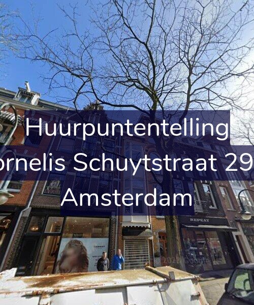 Foto gevel Huurpuntentelling voor Cornelis Schuytstraat 29-3, Amsterdam