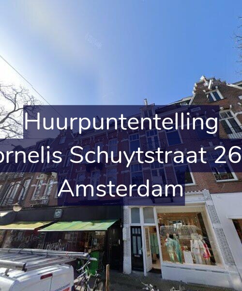 Foto gevel Huurpuntentelling voor Cornelis Schuytstraat 26-2, Amsterdam