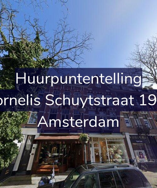 Foto gevel Huurpuntentelling voor Cornelis Schuytstraat 19-1, Amsterdam