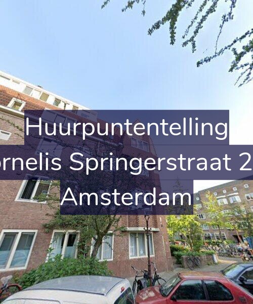Foto gevel Huurpuntentelling voor Cornelis Springerstraat 2-H, Amsterdam