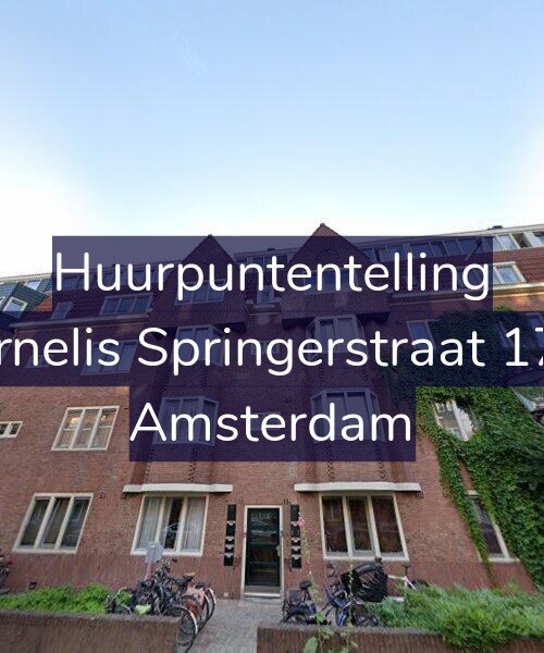 Foto gevel Huurpuntentelling voor Cornelis Springerstraat 17-4, Amsterdam