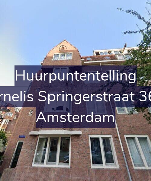 Foto gevel Huurpuntentelling voor Cornelis Springerstraat 36-2, Amsterdam