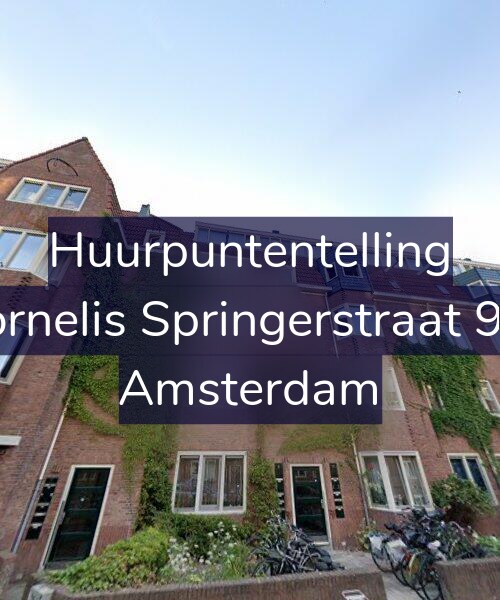 Foto gevel Huurpuntentelling voor Cornelis Springerstraat 9-2, Amsterdam
