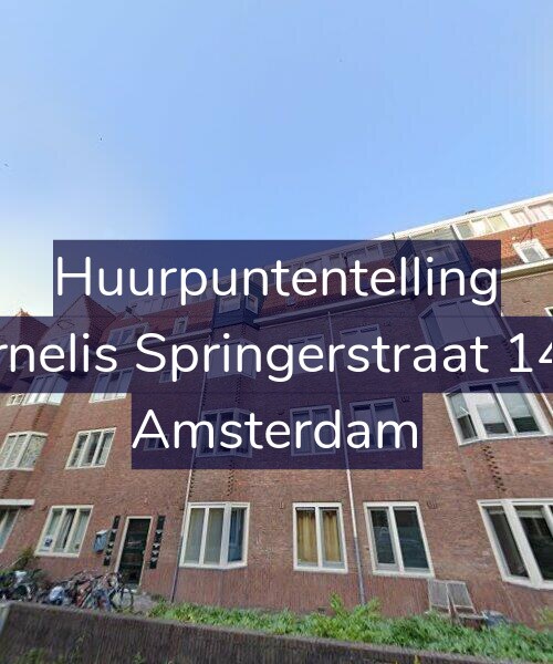 Foto gevel Huurpuntentelling voor Cornelis Springerstraat 14-H, Amsterdam
