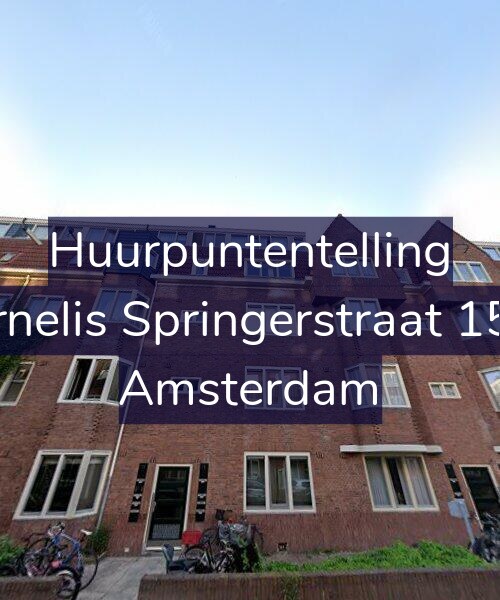 Foto gevel Huurpuntentelling voor Cornelis Springerstraat 15-H, Amsterdam