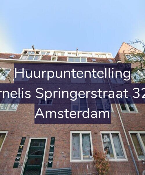 Foto gevel Huurpuntentelling voor Cornelis Springerstraat 32-H, Amsterdam