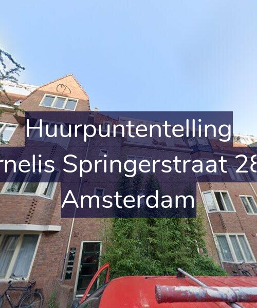 Foto gevel Huurpuntentelling voor Cornelis Springerstraat 28-H, Amsterdam
