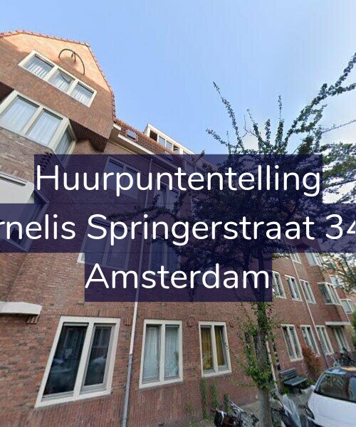 Foto gevel Huurpuntentelling voor Cornelis Springerstraat 34-H, Amsterdam