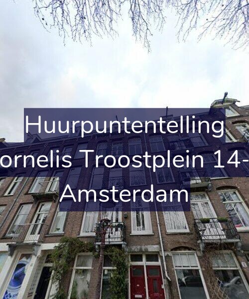 Foto gevel Huurpuntentelling voor Cornelis Troostplein 14-3, Amsterdam