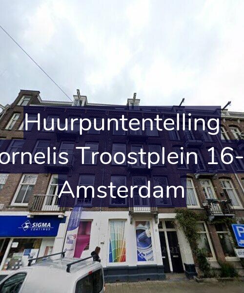 Foto gevel Huurpuntentelling voor Cornelis Troostplein 16-H, Amsterdam