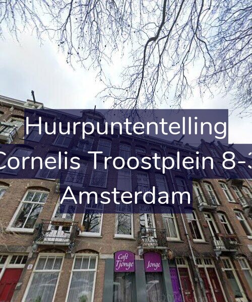 Foto gevel Huurpuntentelling voor Cornelis Troostplein 8-3, Amsterdam
