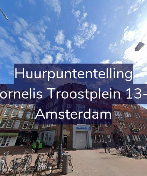 Foto gevel Huurpuntentelling voor Cornelis Troostplein 13-4, Amsterdam