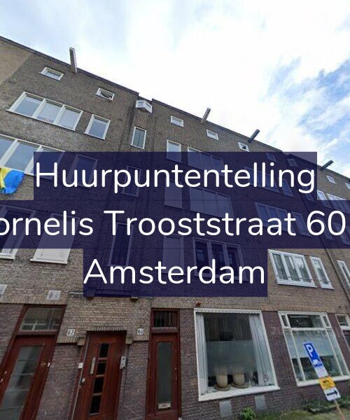 Foto gevel Huurpuntentelling voor Cornelis Trooststraat 60-1, Amsterdam