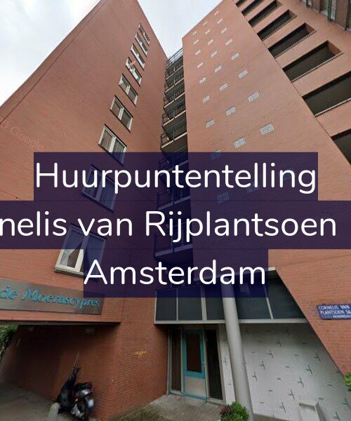 Foto gevel Huurpuntentelling voor Cornelis van Rijplantsoen 104, Amsterdam