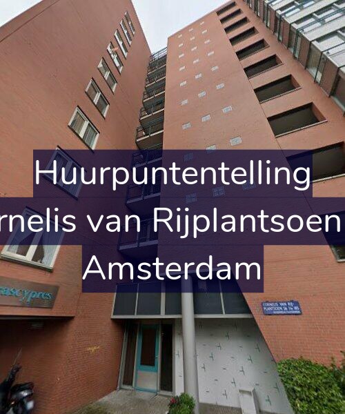Foto gevel Huurpuntentelling voor Cornelis van Rijplantsoen 72, Amsterdam