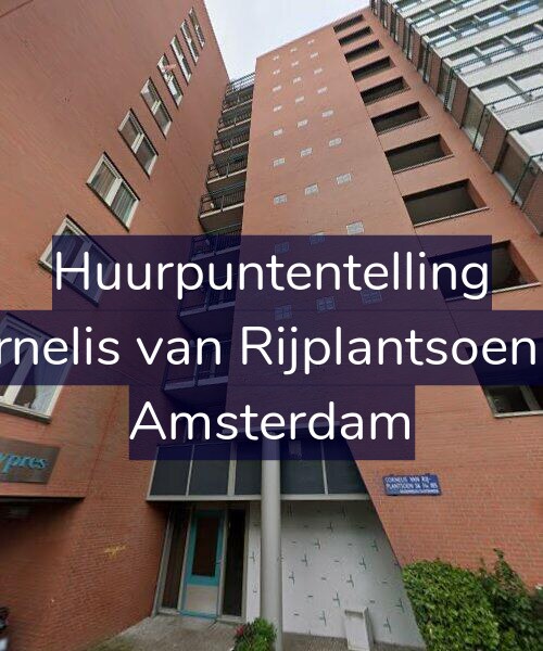 Foto gevel Huurpuntentelling voor Cornelis van Rijplantsoen 66, Amsterdam