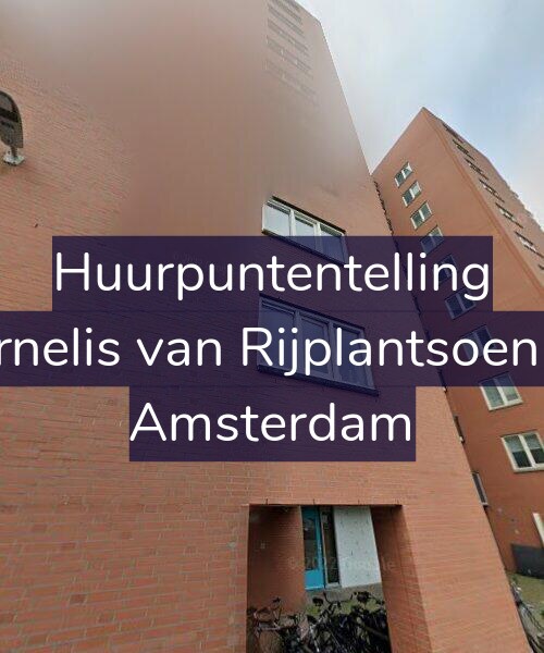 Foto gevel Huurpuntentelling voor Cornelis van Rijplantsoen 31, Amsterdam