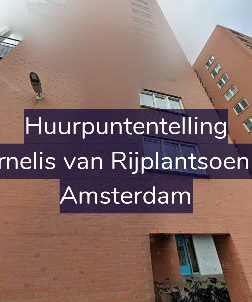 Foto gevel Huurpuntentelling voor Cornelis van Rijplantsoen 40, Amsterdam