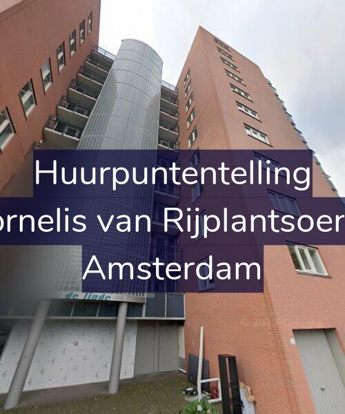 Foto gevel Huurpuntentelling voor Cornelis van Rijplantsoen 3, Amsterdam