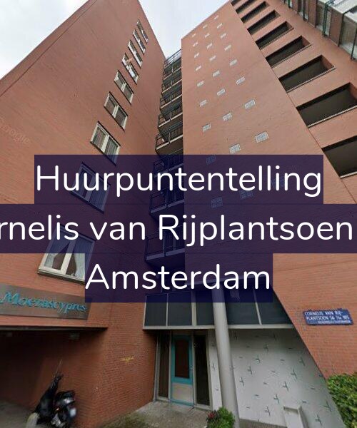 Foto gevel Huurpuntentelling voor Cornelis van Rijplantsoen 82, Amsterdam