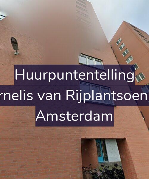 Foto gevel Huurpuntentelling voor Cornelis van Rijplantsoen 38, Amsterdam