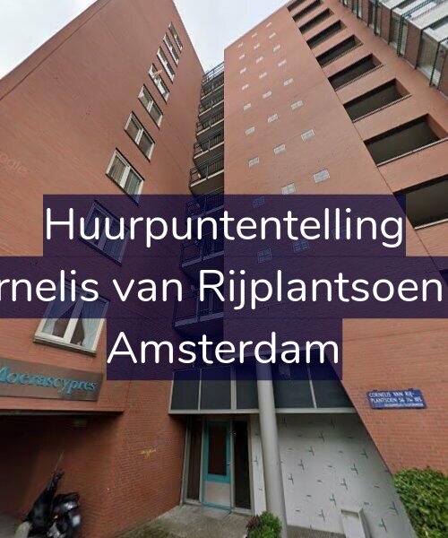 Foto gevel Huurpuntentelling voor Cornelis van Rijplantsoen 75, Amsterdam