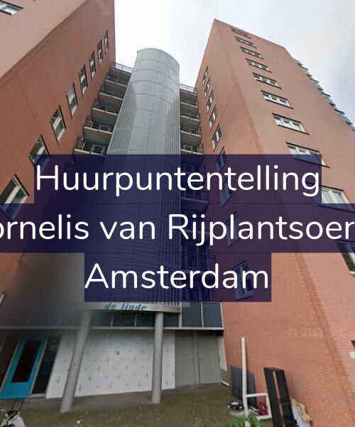 Foto gevel Huurpuntentelling voor Cornelis van Rijplantsoen 9, Amsterdam
