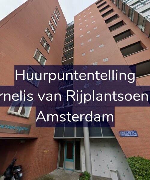 Foto gevel Huurpuntentelling voor Cornelis van Rijplantsoen 81, Amsterdam