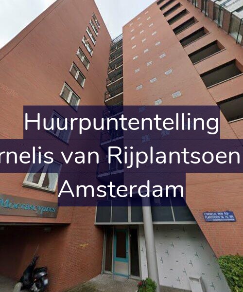 Foto gevel Huurpuntentelling voor Cornelis van Rijplantsoen 84, Amsterdam