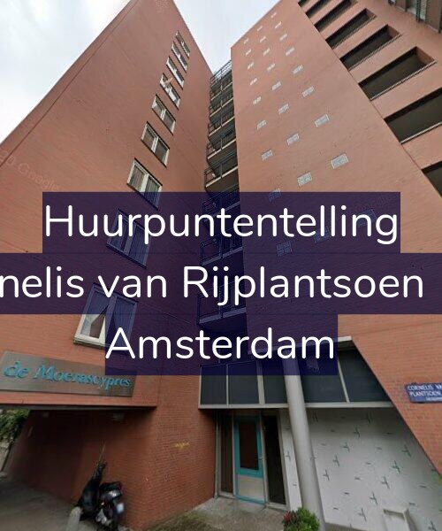 Foto gevel Huurpuntentelling voor Cornelis van Rijplantsoen 102, Amsterdam