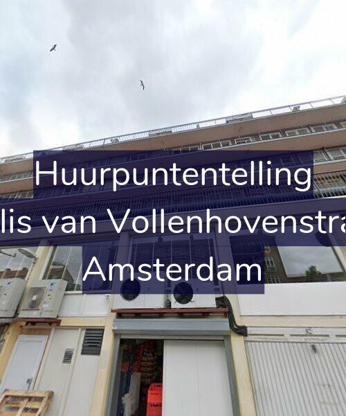 Foto gevel Huurpuntentelling voor Cornelis van Vollenhovenstraat 62, Amsterdam