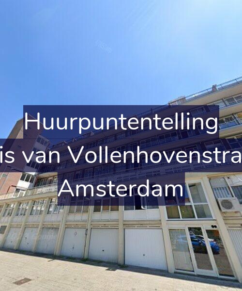 Foto gevel Huurpuntentelling voor Cornelis van Vollenhovenstraat 158, Amsterdam