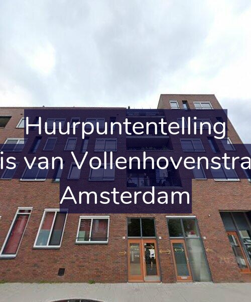 Foto gevel Huurpuntentelling voor Cornelis van Vollenhovenstraat 2-A, Amsterdam