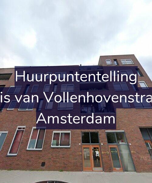 Foto gevel Huurpuntentelling voor Cornelis van Vollenhovenstraat 4-C, Amsterdam