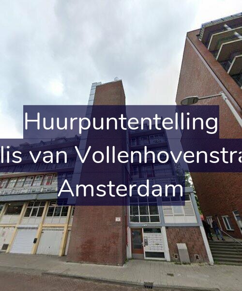 Foto gevel Huurpuntentelling voor Cornelis van Vollenhovenstraat 16, Amsterdam