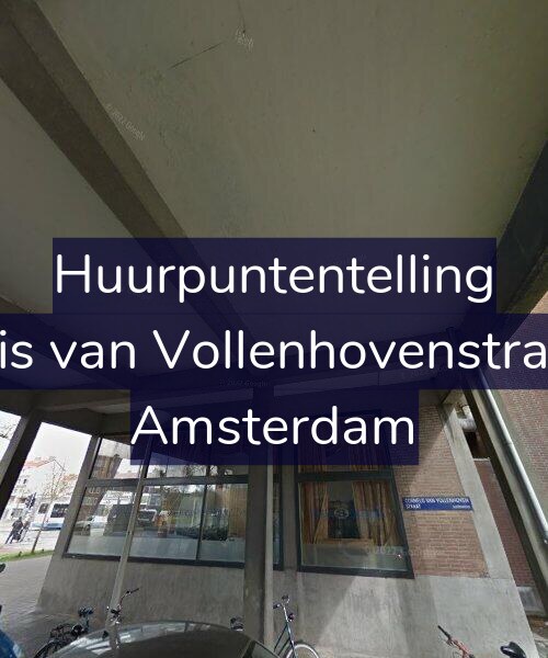Foto gevel Huurpuntentelling voor Cornelis van Vollenhovenstraat 206, Amsterdam