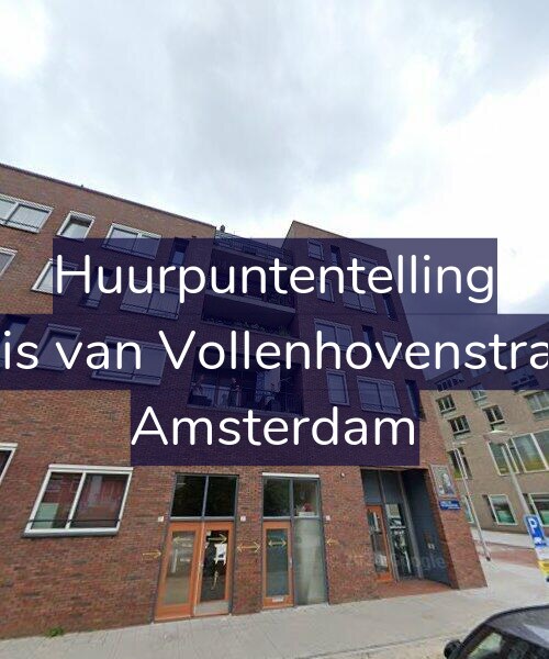 Foto gevel Huurpuntentelling voor Cornelis van Vollenhovenstraat 2-E, Amsterdam