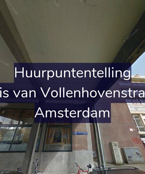 Foto gevel Huurpuntentelling voor Cornelis van Vollenhovenstraat 198, Amsterdam