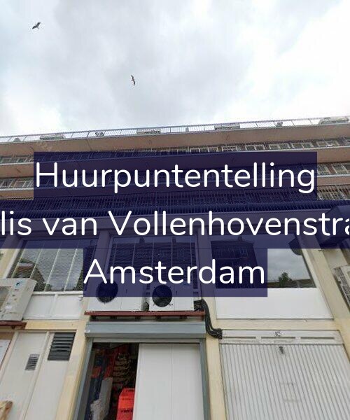 Foto gevel Huurpuntentelling voor Cornelis van Vollenhovenstraat 60, Amsterdam