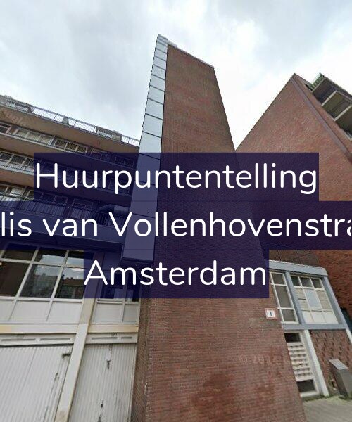 Foto gevel Huurpuntentelling voor Cornelis van Vollenhovenstraat 22, Amsterdam