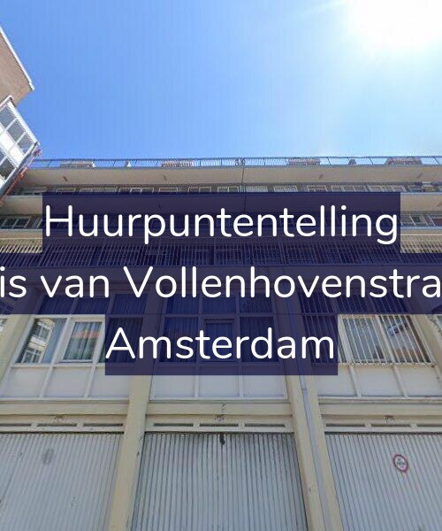 Foto gevel Huurpuntentelling voor Cornelis van Vollenhovenstraat 166, Amsterdam