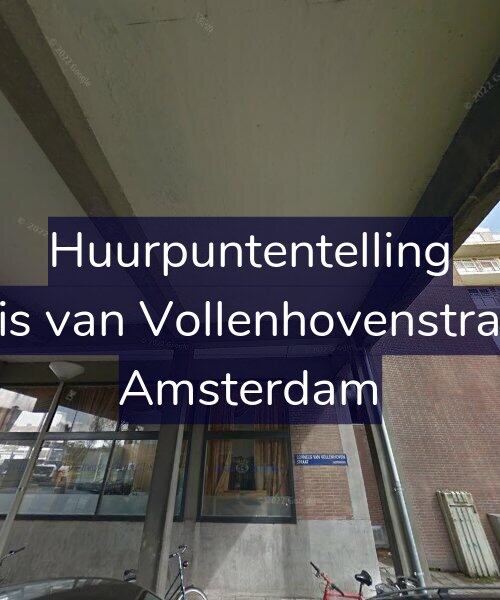 Foto gevel Huurpuntentelling voor Cornelis van Vollenhovenstraat 202, Amsterdam