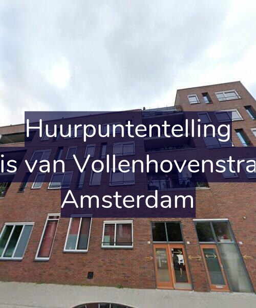 Foto gevel Huurpuntentelling voor Cornelis van Vollenhovenstraat 6-B, Amsterdam