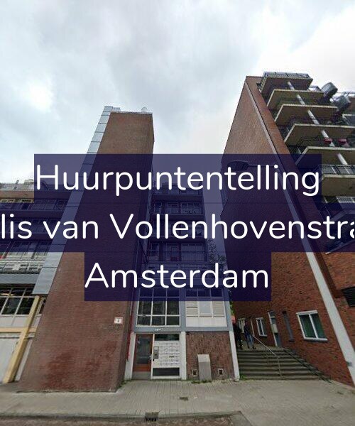 Foto gevel Huurpuntentelling voor Cornelis van Vollenhovenstraat 12, Amsterdam