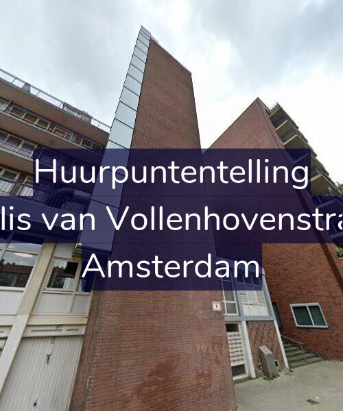 Foto gevel Huurpuntentelling voor Cornelis van Vollenhovenstraat 18, Amsterdam